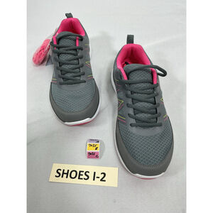 Unisex NWT Diawin Lace Up Low Top Sneakers Wide Gray Woman 11 Men 9.5